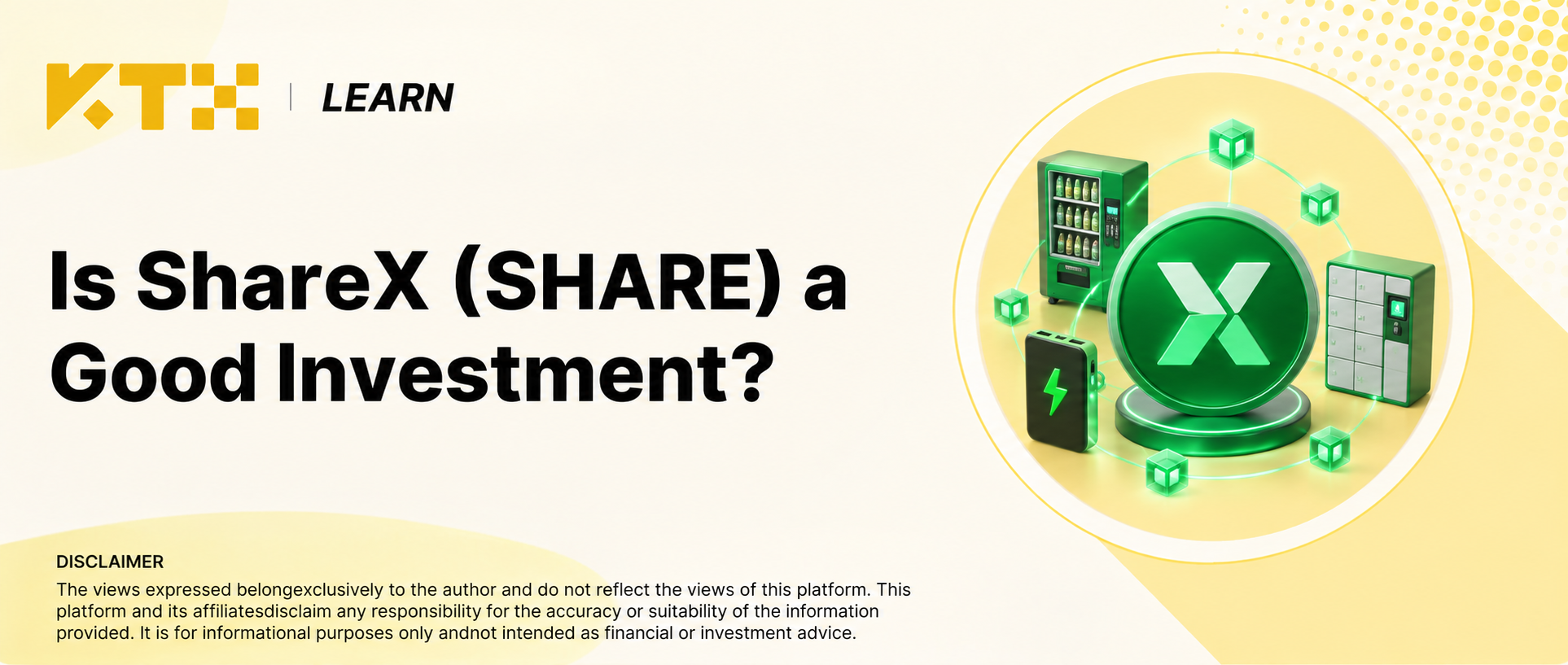 KTX Learn：ShareX（SHARE）是否值得投资