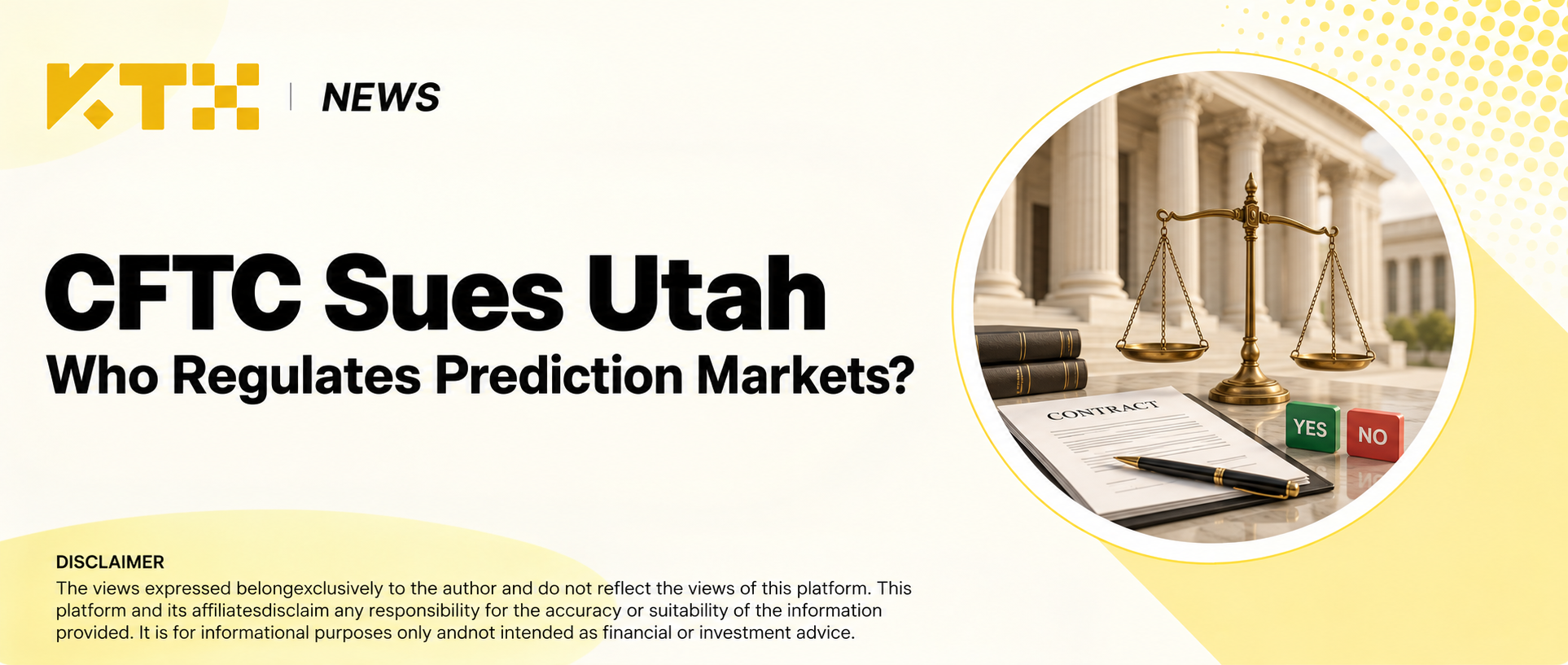 CFTC lawsuit against Utah over prediction-market regulation